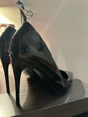 Classic Black Patent High Heel Pumps - Women